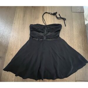 Tobi Black Halter Mini Dress Size M